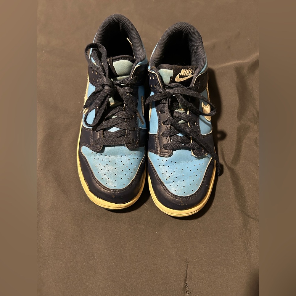 Nike Dunk Kids Sneakers in Blue and Navy